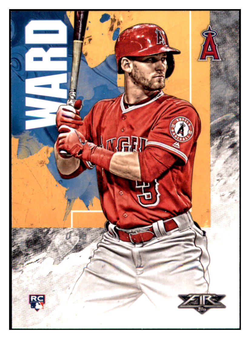 2019 Topps Fire Taylor Ward Los Angeles Angels #42 Baseball card M32P1 simple Xclusive Collectibles