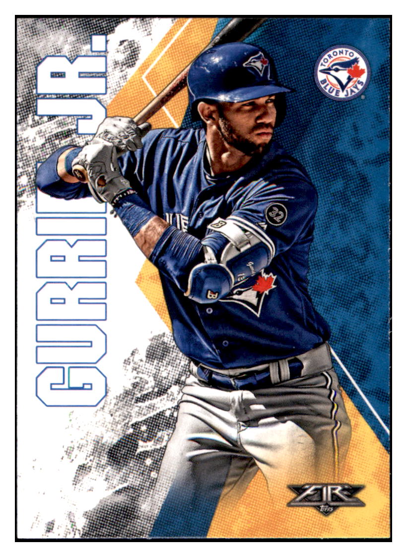 2019 Topps Fire Lourdes Gurriel Jr. Toronto Blue Jays #14 Baseball card M32P1 simple Xclusive Collectibles