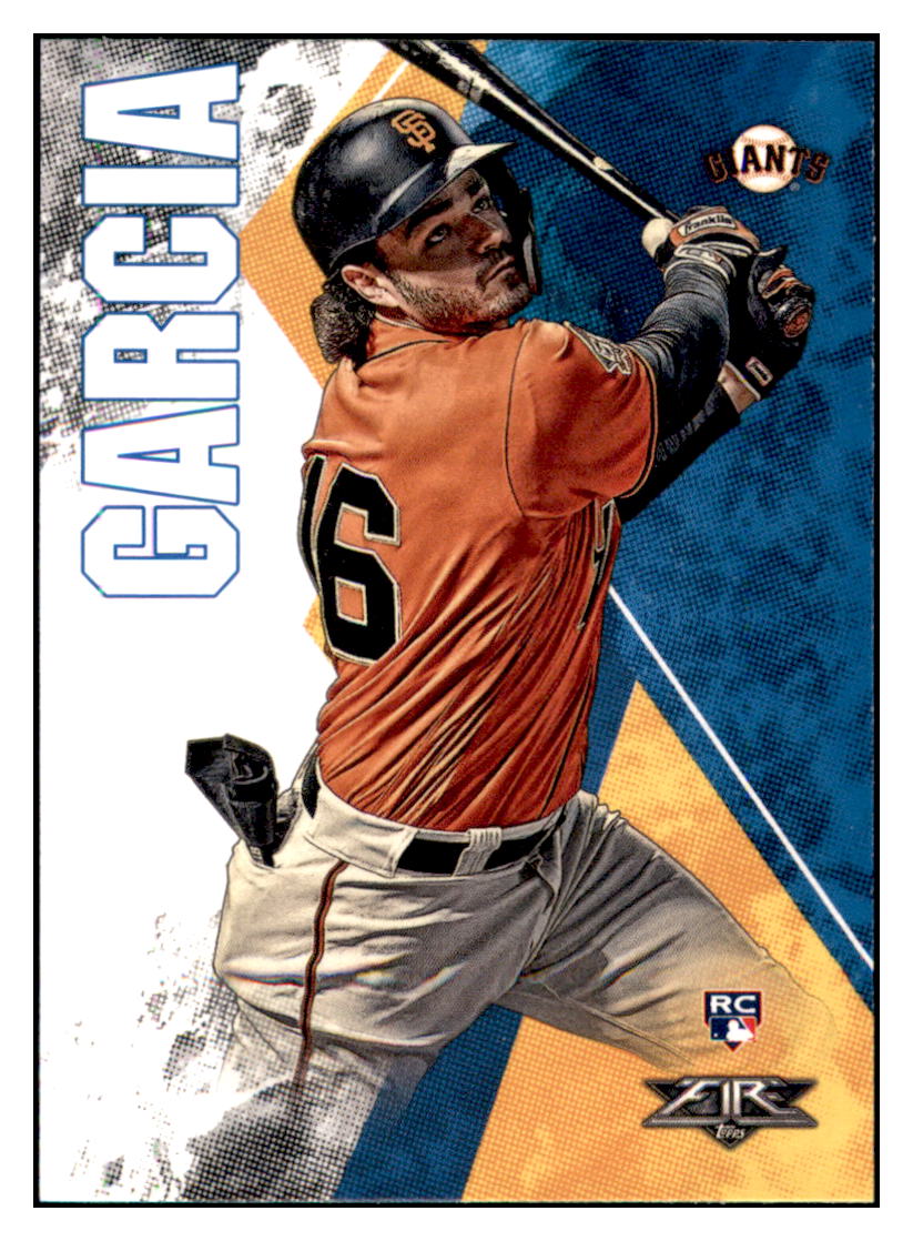 2019 Topps Fire Aramis Garcia San Francisco Giants #8 Baseball card M32P1 simple Xclusive Collectibles