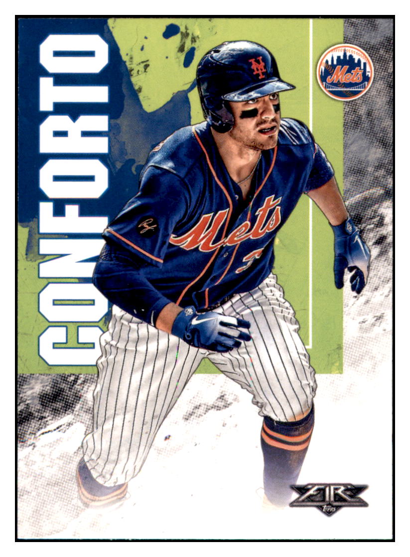 2019 Topps Fire Michael Conforto  New York Mets #177 Baseball card   M32P1 simple Xclusive Collectibles