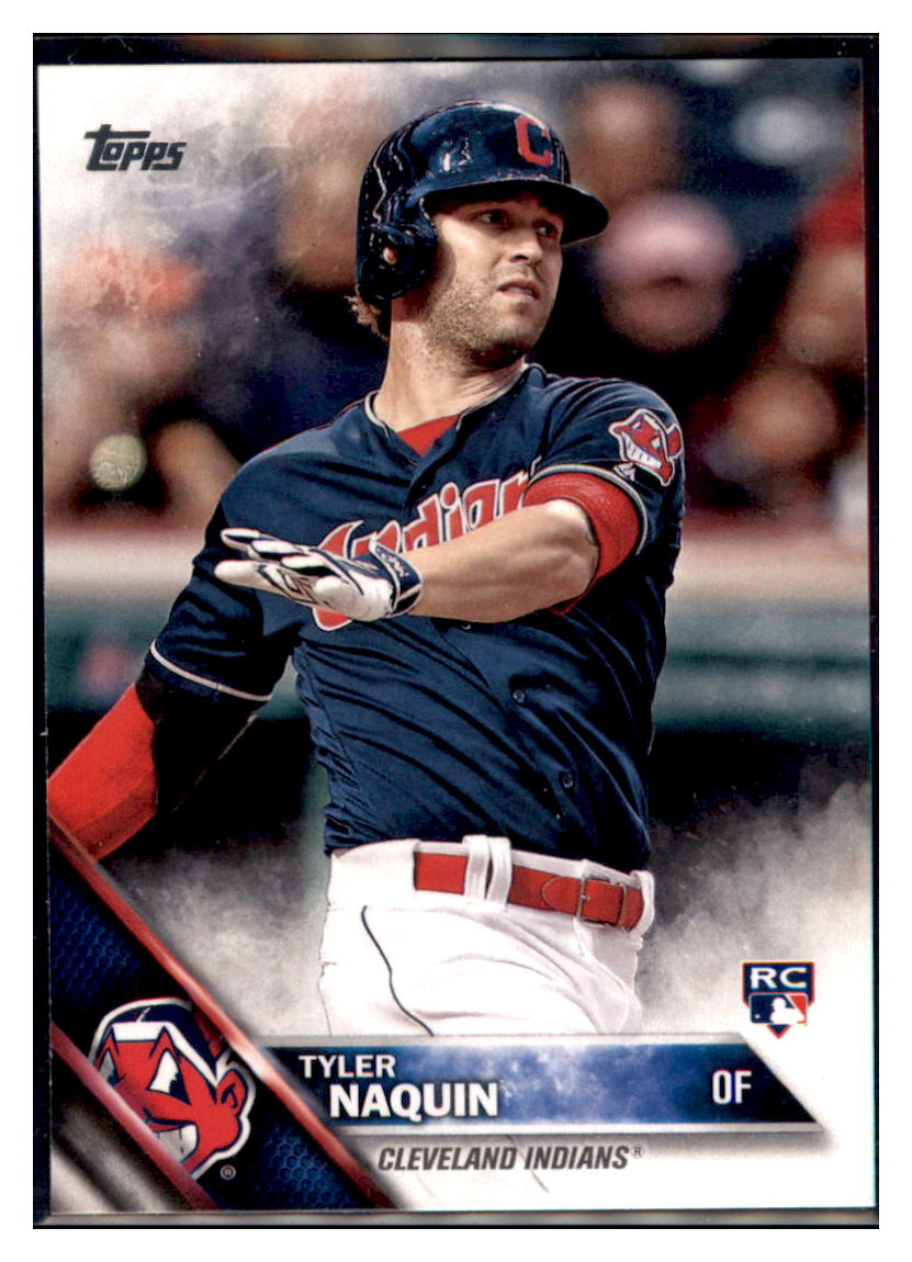 2016 Topps Update Tyler Naquin Cleveland Indians #US117 Baseball card M32P1 simple Xclusive Collectibles