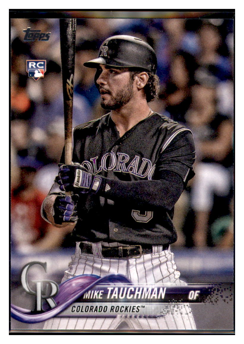 2018 Topps Update Mike Tauchman Colorado Rockies #US61 Baseball card M32P1 simple Xclusive Collectibles