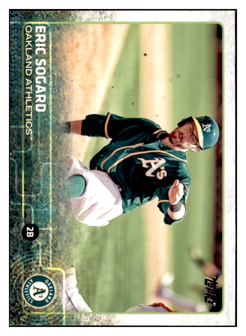 2015 Topps Eric Sogard  Oakland Athletics #87 Baseball card   M32P1 simple Xclusive Collectibles