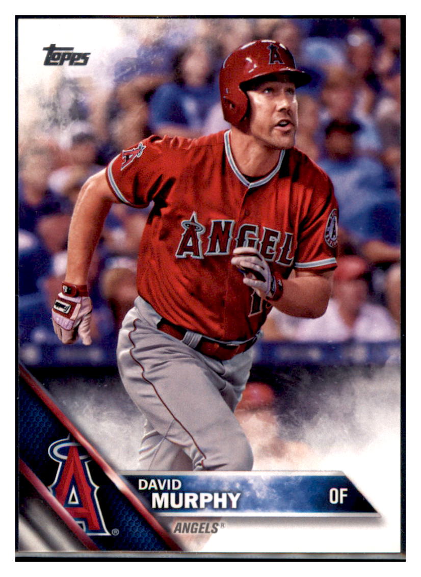 2016 Topps David Murphy Los Angeles Angels #227 Baseball card M32P1 simple Xclusive Collectibles