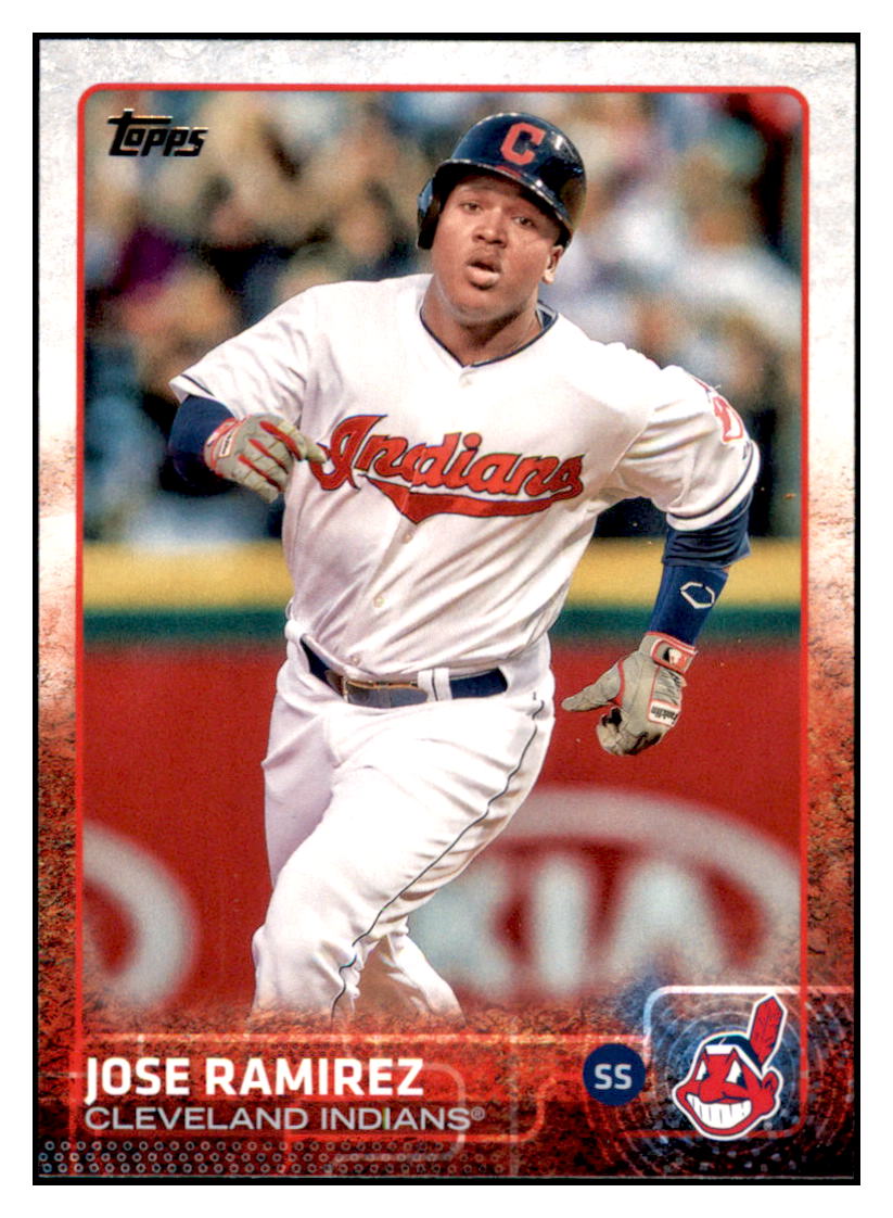 2015 Topps Jose Ramirez Cleveland Indians #447 Baseball card M32P1 simple Xclusive Collectibles