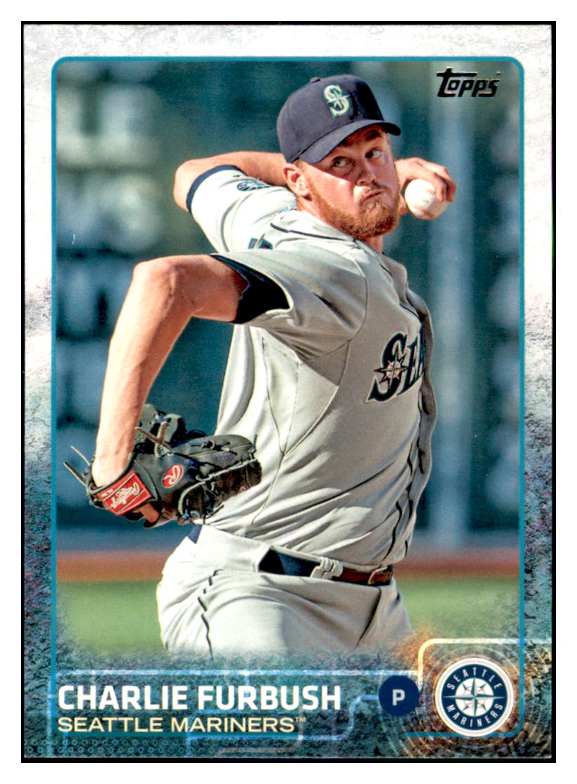 2015 Topps Charlie Furbush  Seattle Mariners #70 Baseball card   M32P1 simple Xclusive Collectibles