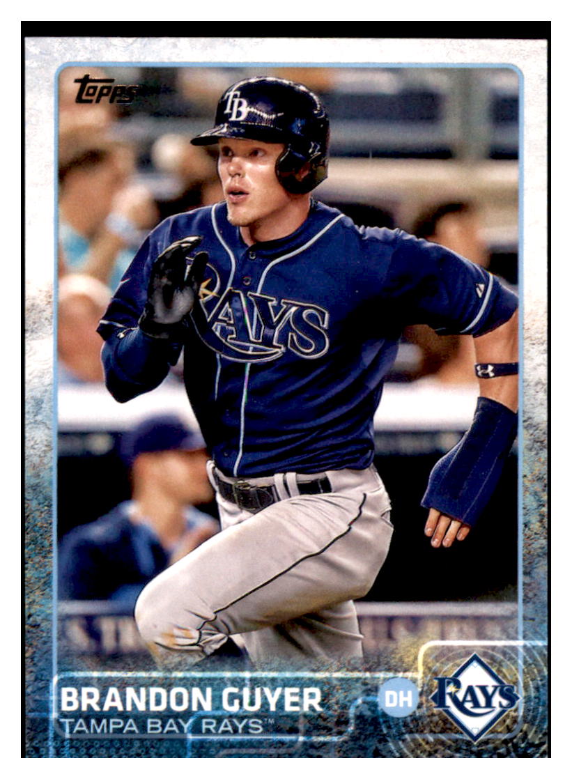 2015 Topps Brandon Guyer  Tampa Bay Rays #392 Baseball card   M32P1 simple Xclusive Collectibles