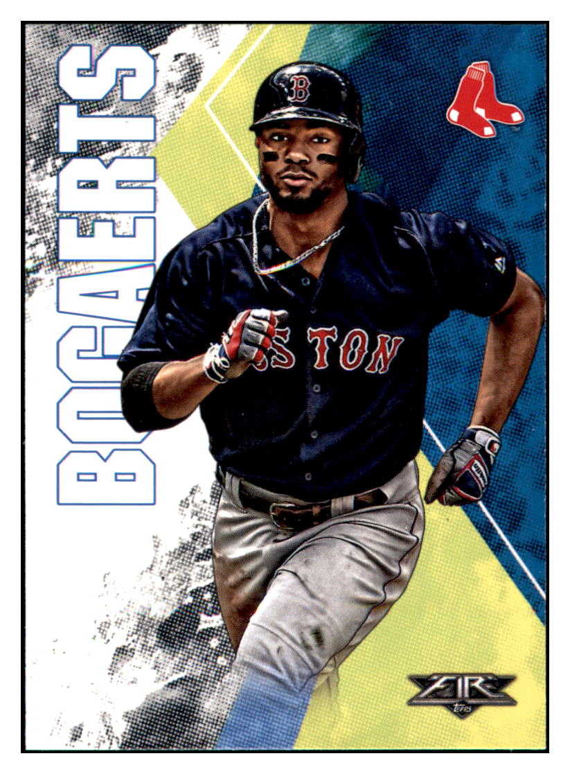 2019 Topps Fire Xander Bogaerts Boston Red Sox #133 Baseball card M32P1 simple Xclusive Collectibles