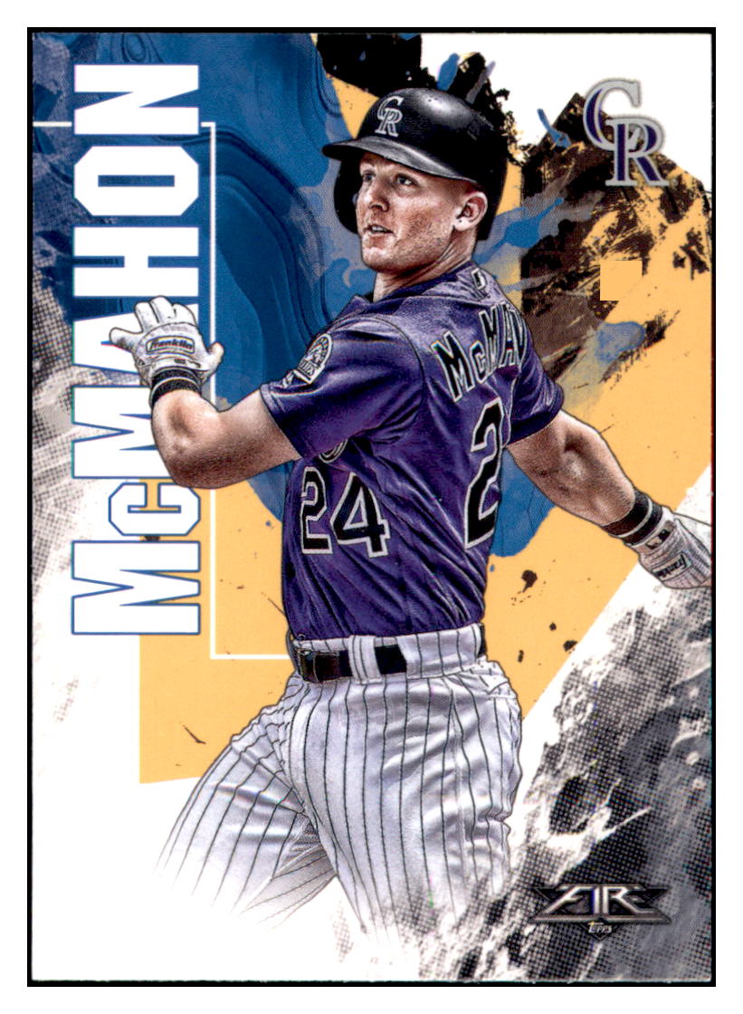 2019 Topps Fire Ryan McMahon Colorado Rockies #174 Baseball card M32P1_1a simple Xclusive Collectibles