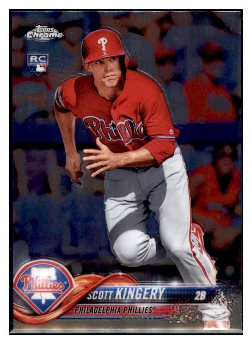 2018 Topps Chrome Scott Kingery Philadelphia Phillies #126 Baseball
card M32P2 simple Xclusive Collectibles