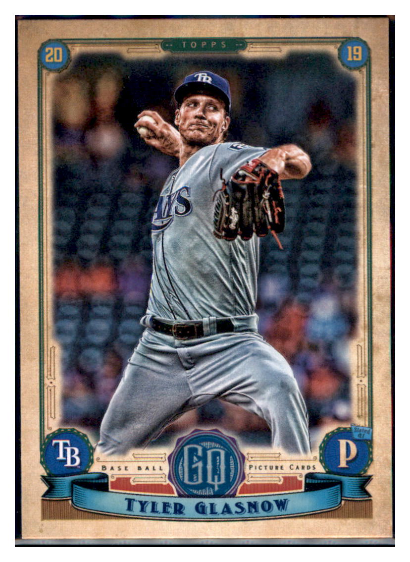2019 Topps Gypsy Queen Tyler Glasnow Tampa Bay Rays #93 Baseball card M32P2 simple Xclusive Collectibles