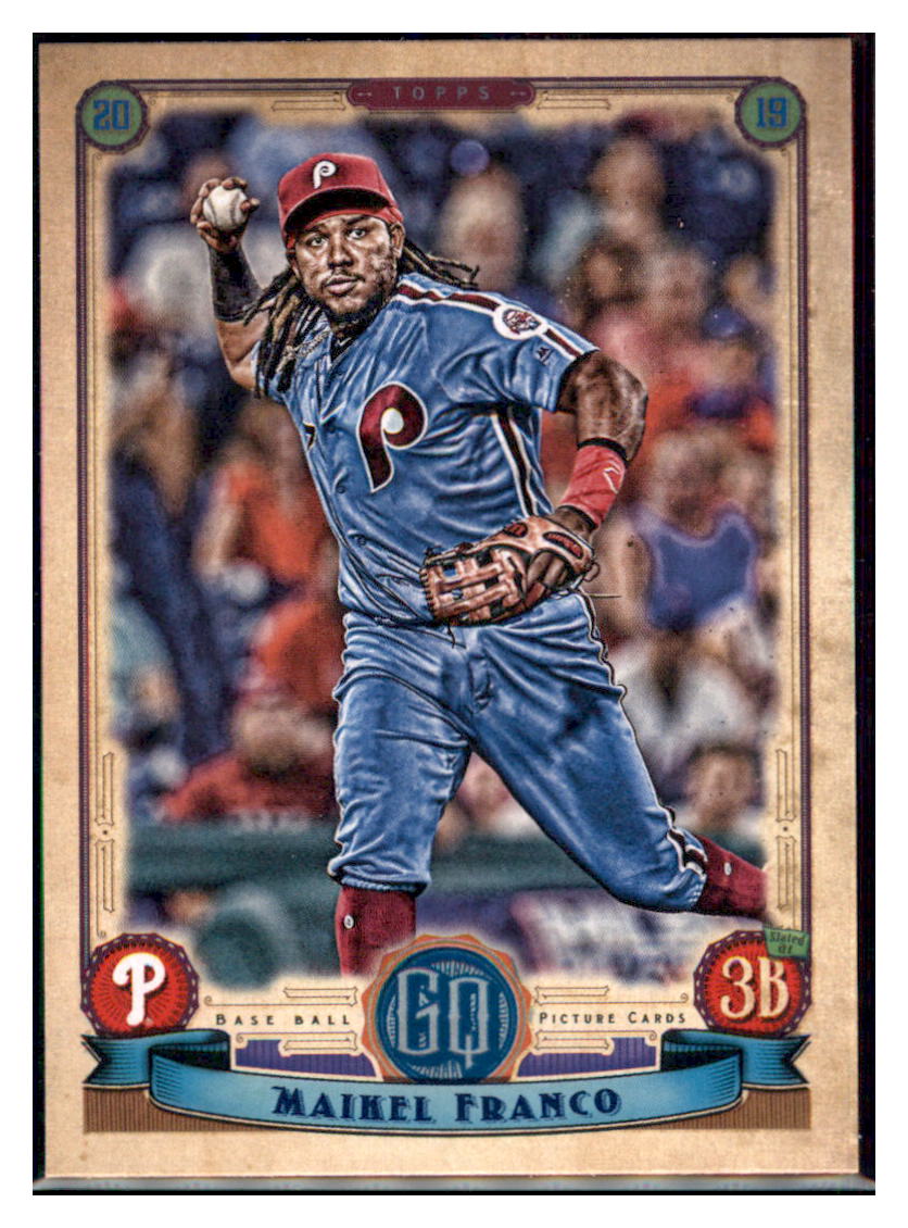 2019 Topps Gypsy Queen Maikel Franco Philadelphia Phillies #69 Baseball
card M32P2 simple Xclusive Collectibles