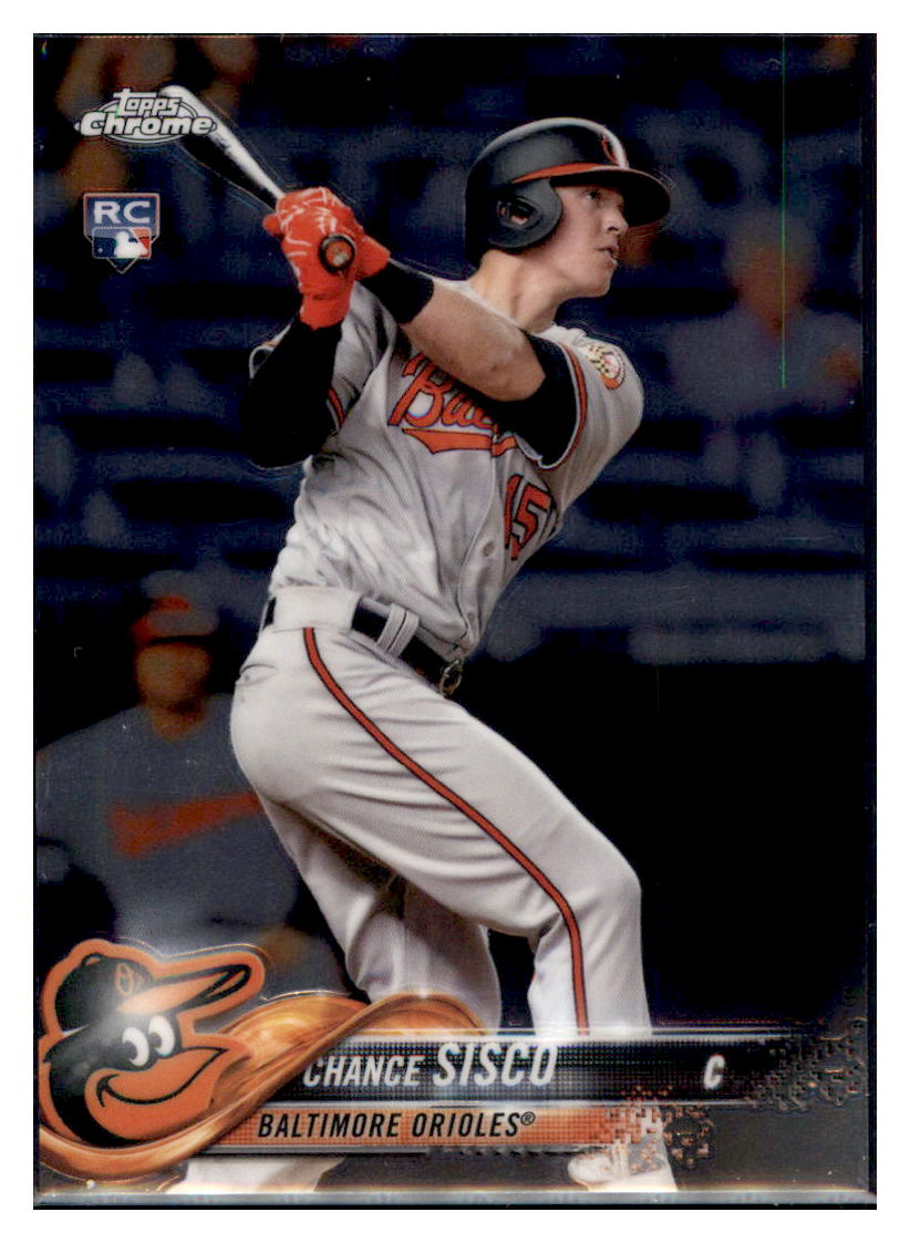 2018 Topps Chrome Chance Sisco  Baltimore Orioles #133 Baseball card   M32P2 simple Xclusive Collectibles