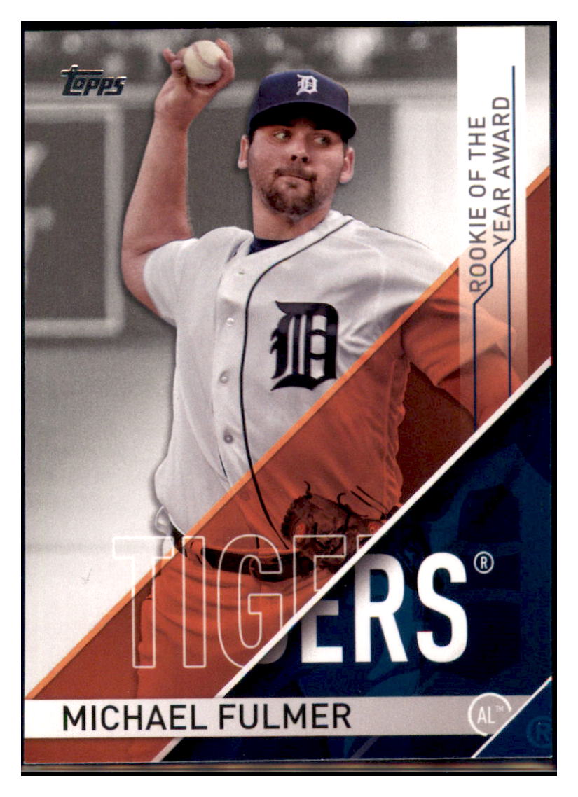 2017 Topps Michael Fulmer Detroit Tigers #ROY-1 Baseball card M32P2 simple Xclusive Collectibles