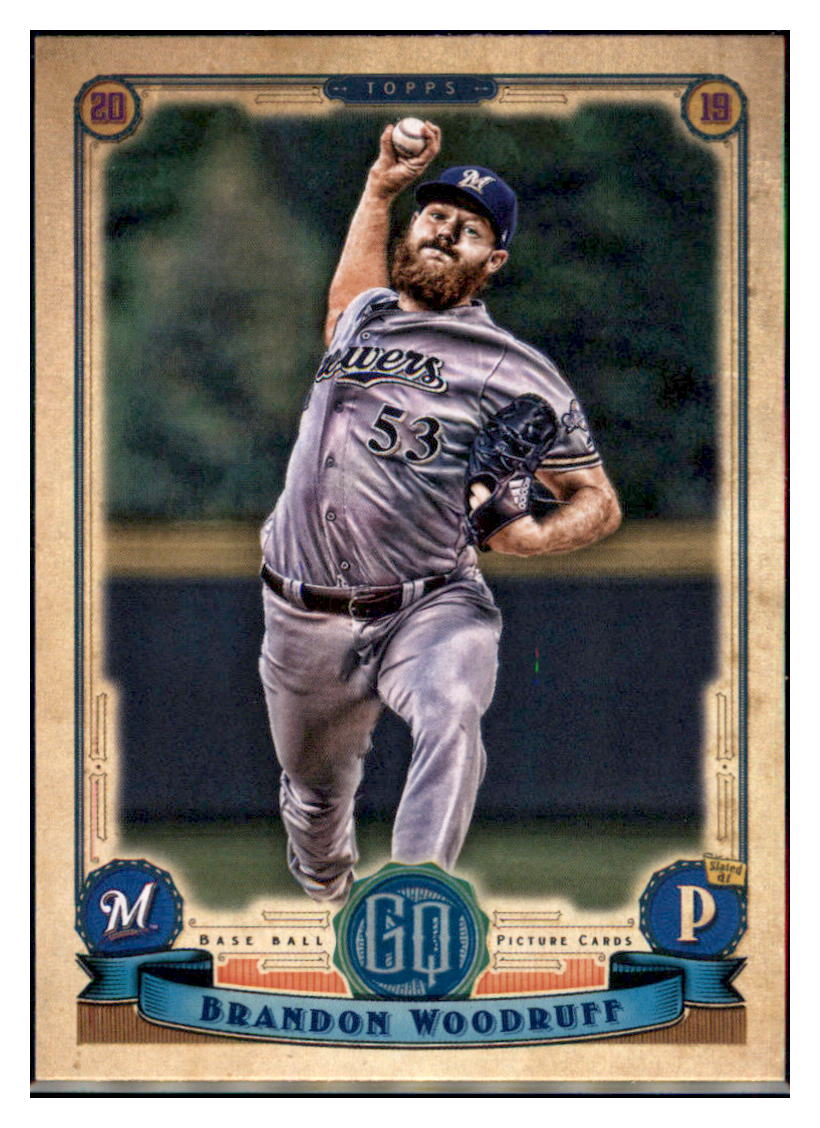2019 Topps Gypsy Queen Brandon
  Woodruff  Milwaukee Brewers #151
  Baseball card   M32P2 simple Xclusive Collectibles