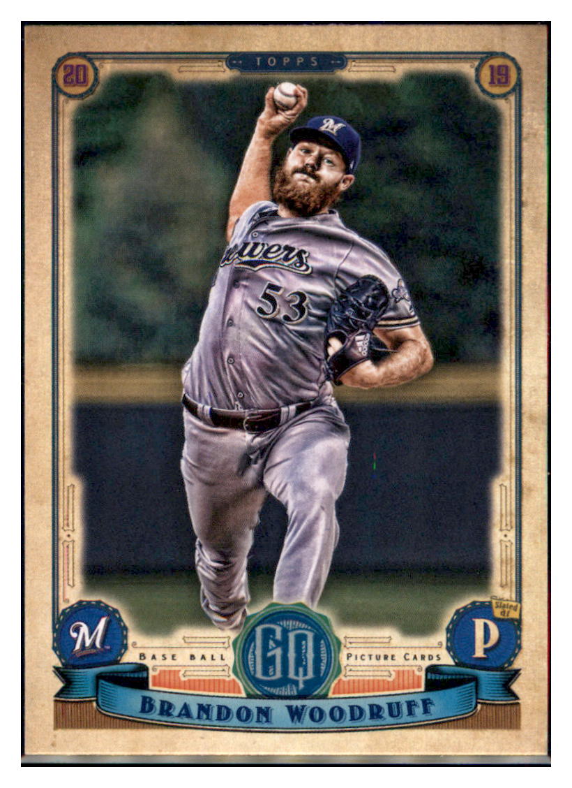 2019 Topps Gypsy Queen Brandon
  Woodruff  Milwaukee Brewers #151
  Baseball card   M32P2 simple Xclusive Collectibles   