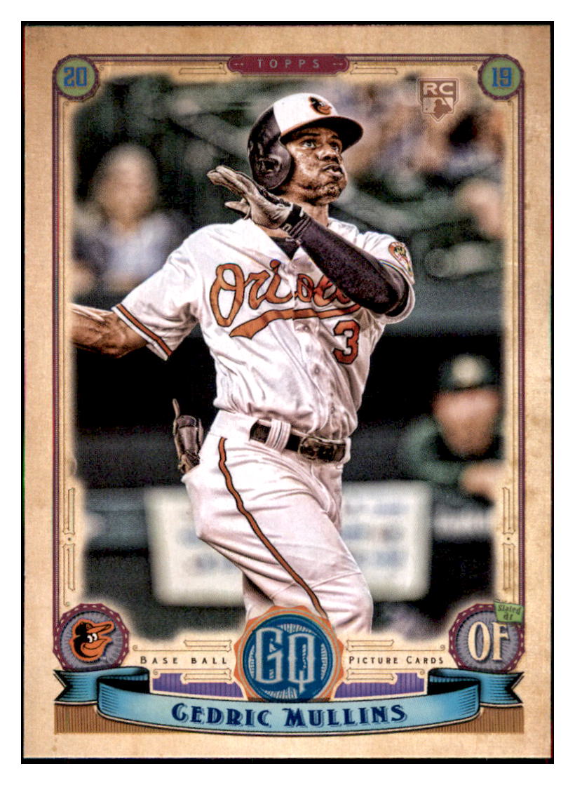 2019 Topps Gypsy Queen Cedric
  Mullins  Baltimore Orioles #287
  Baseball card   M32P2 simple Xclusive Collectibles