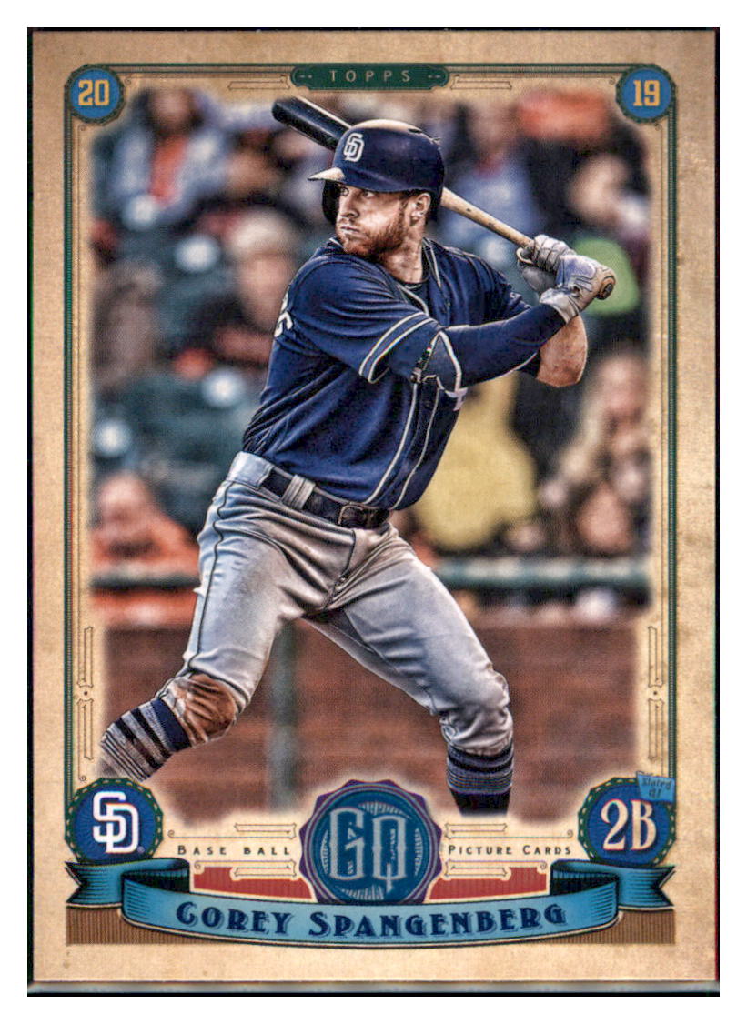 2019 Topps Gypsy Queen Cory
Spangenberg San Diego Padres #188
Baseball card M32P2 simple Xclusive Collectibles
