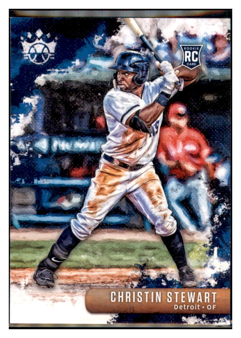 2019 Panini Diamond Kings Christin
  Stewart  Detroit Tigers #99 Baseball
  card   M32P2 simple Xclusive Collectibles   