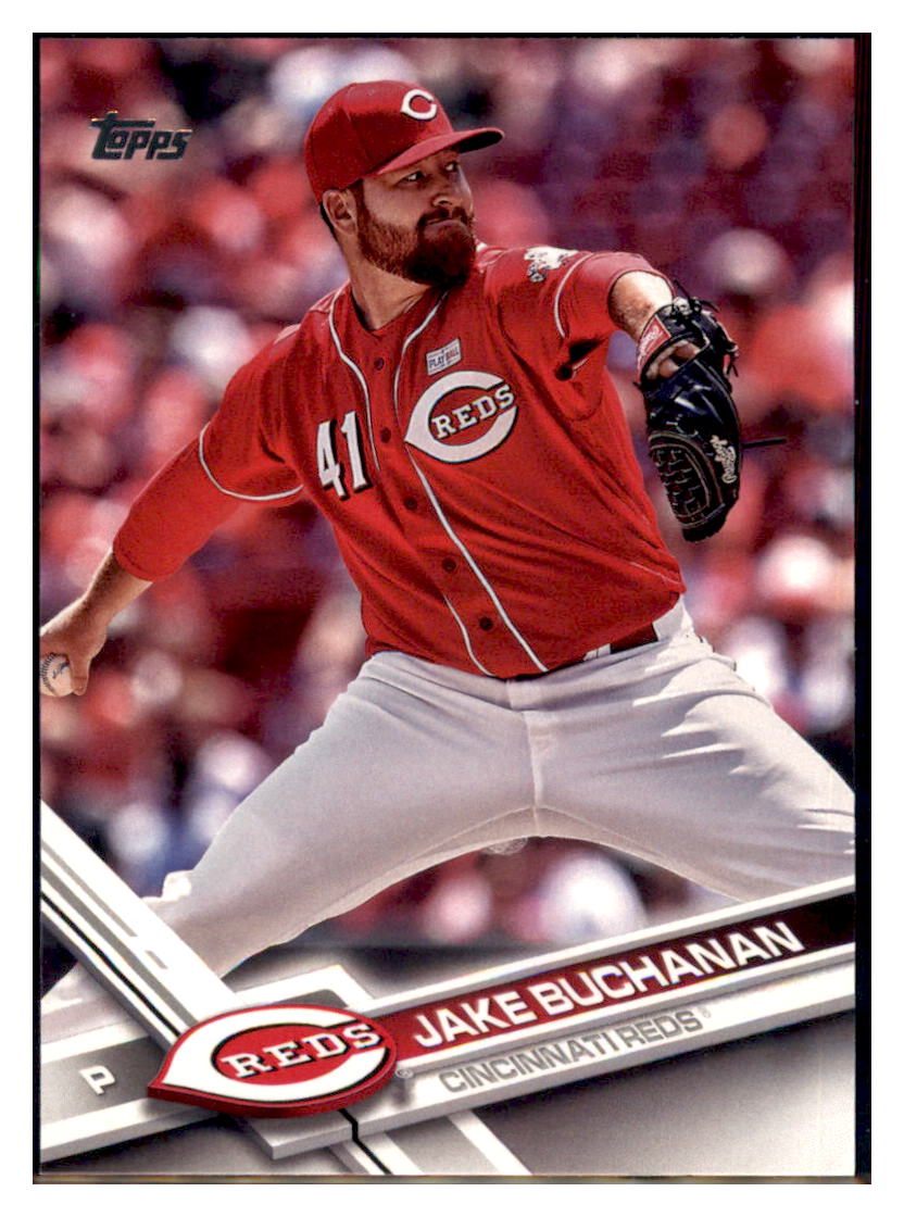 2017 Topps Update Jake Buchanan Cincinnati Reds #US75 Baseball card M32P2 simple Xclusive Collectibles