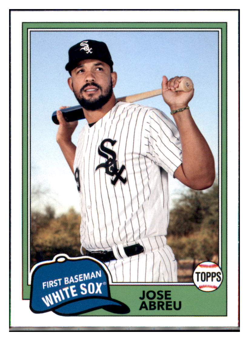 2019 Topps Heritage Jose Abreu Chicago White Sox #CCR-JA Baseball
card M32P2 simple Xclusive Collectibles