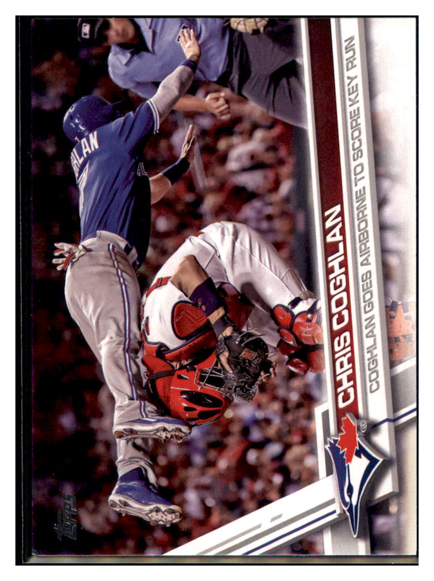 2017 Topps Update Chris Coghlan Toronto Blue Jays #US173 Baseball card M32P2 simple Xclusive Collectibles