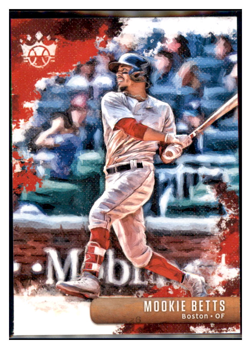 2019 Panini Diamond Kings Mookie
Betts Boston Red Sox #95 Baseball
card M32P2 simple Xclusive Collectibles