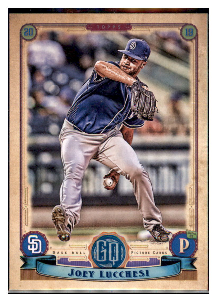 2019 Topps Gypsy Queen Joey Lucchesi San Diego Padres #198 Baseball card M32P2 simple Xclusive Collectibles