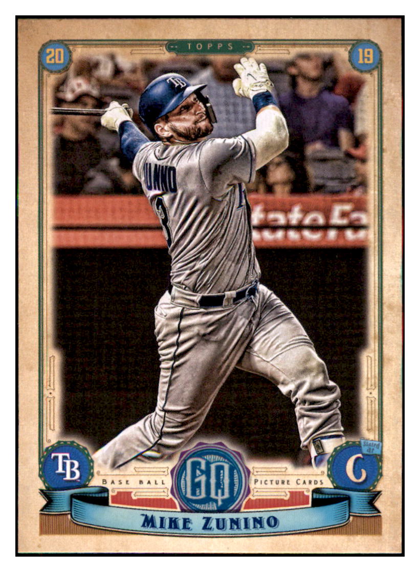 2019 Topps Gypsy Queen Mike Zunino Tampa Bay Rays #40 Baseball card M32P2 simple Xclusive Collectibles