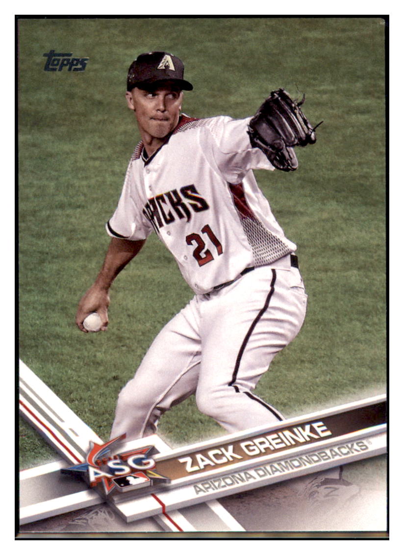 2017 Topps Update Zack Greinke Arizona Diamondbacks #US130 Baseball card   M32P2 simple Xclusive Collectibles