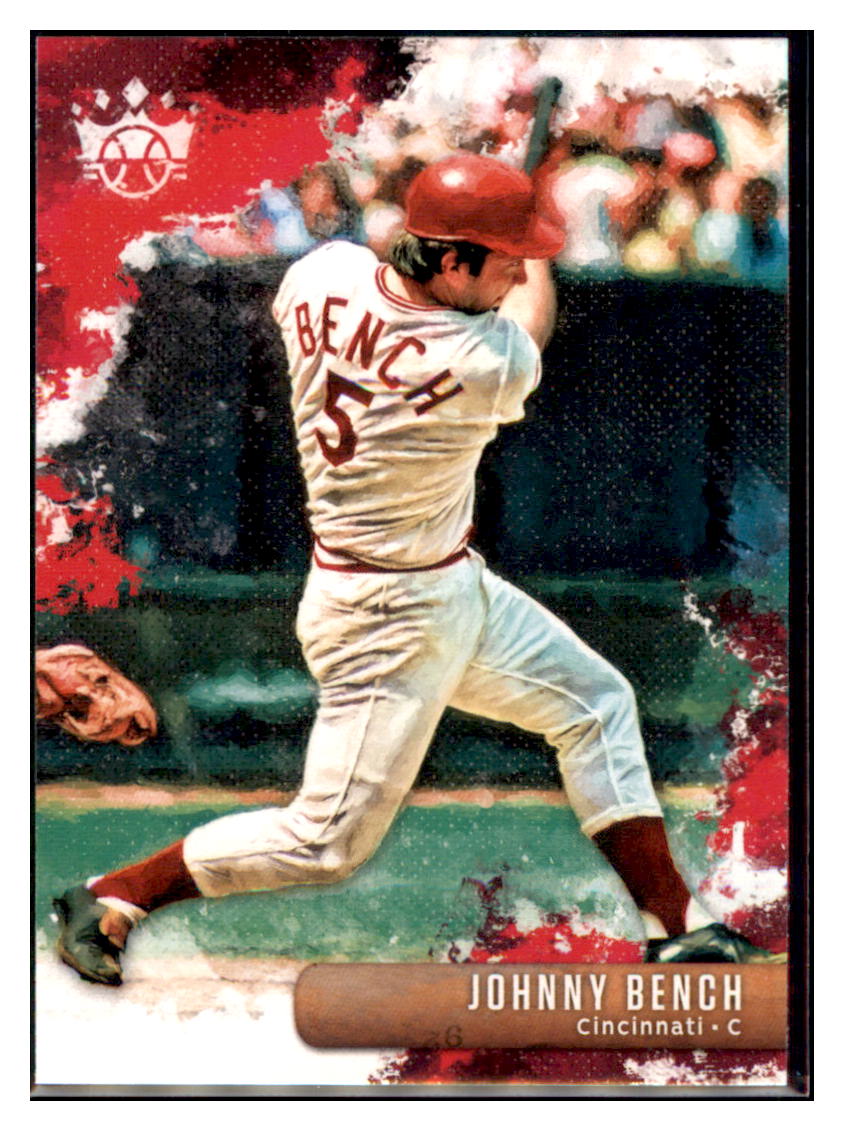 2019 Panini Diamond Kings Johnny
Bench Cincinnati Reds #48 Baseball
card M32P2 simple Xclusive Collectibles