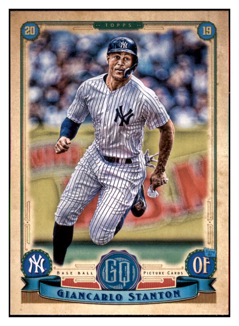 2019 Topps Gypsy Queen Giancarlo
Stanton New York Yankees #10 Baseball
card M32P2 simple Xclusive Collectibles