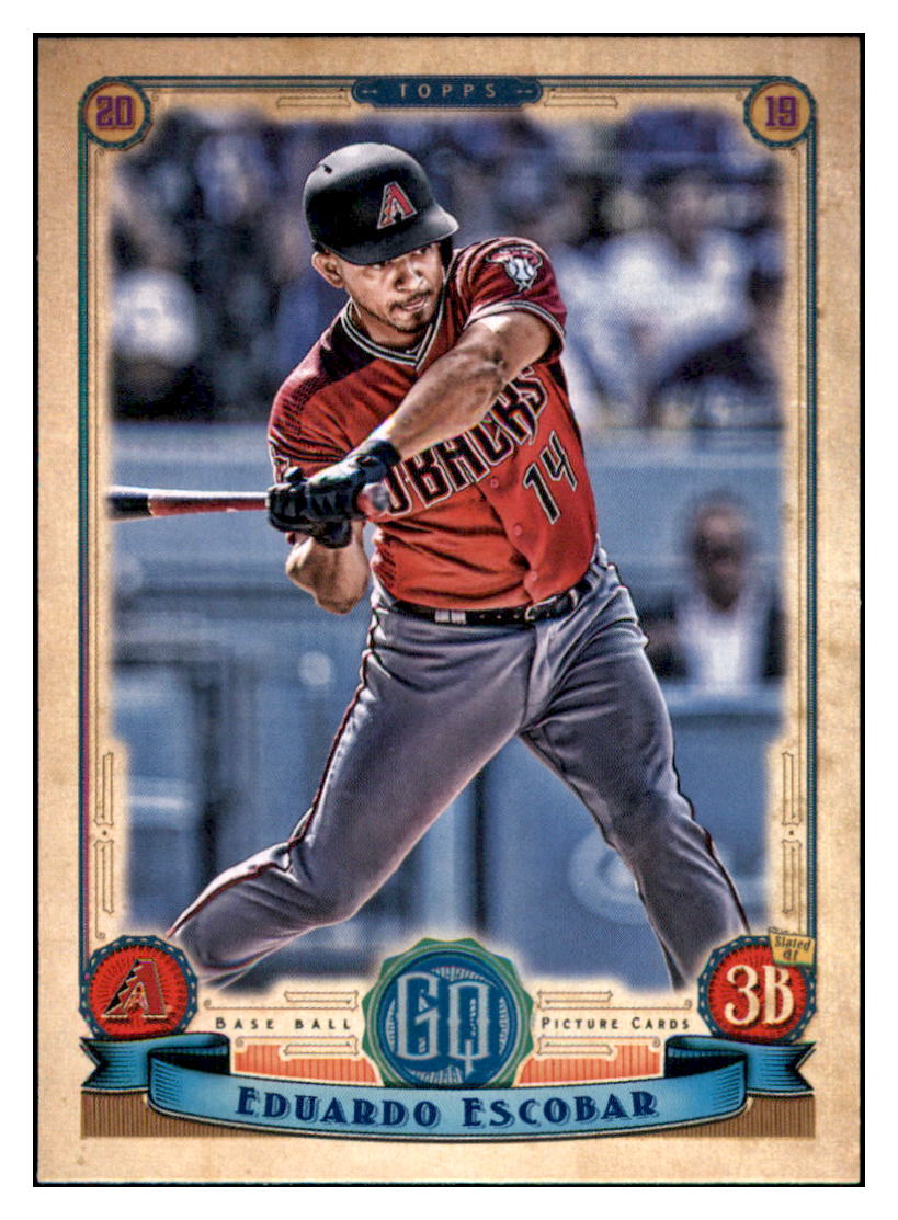 2019 Topps Gypsy Queen Eduardo
Escobar Arizona Diamondbacks #295
Baseball card M32P2 simple Xclusive Collectibles