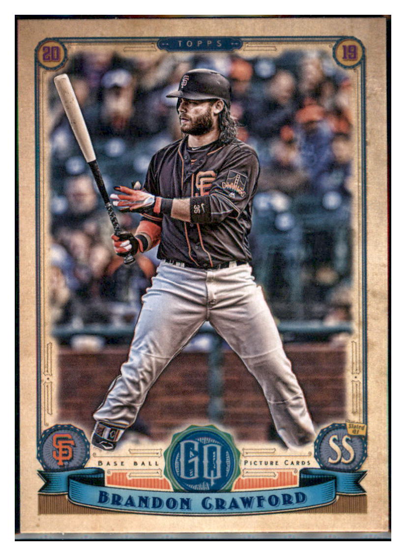2019 Topps Gypsy Queen Brandon
Crawford San Francisco Giants #265
Baseball card M32P2 simple Xclusive Collectibles