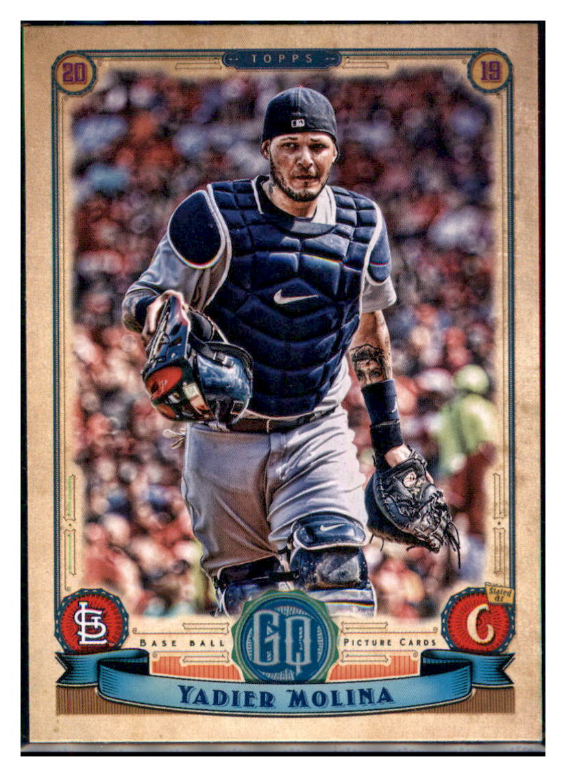 2019 Topps Gypsy Queen Yadier Molina St. Louis Cardinals #6 Baseball card M32P2 simple Xclusive Collectibles