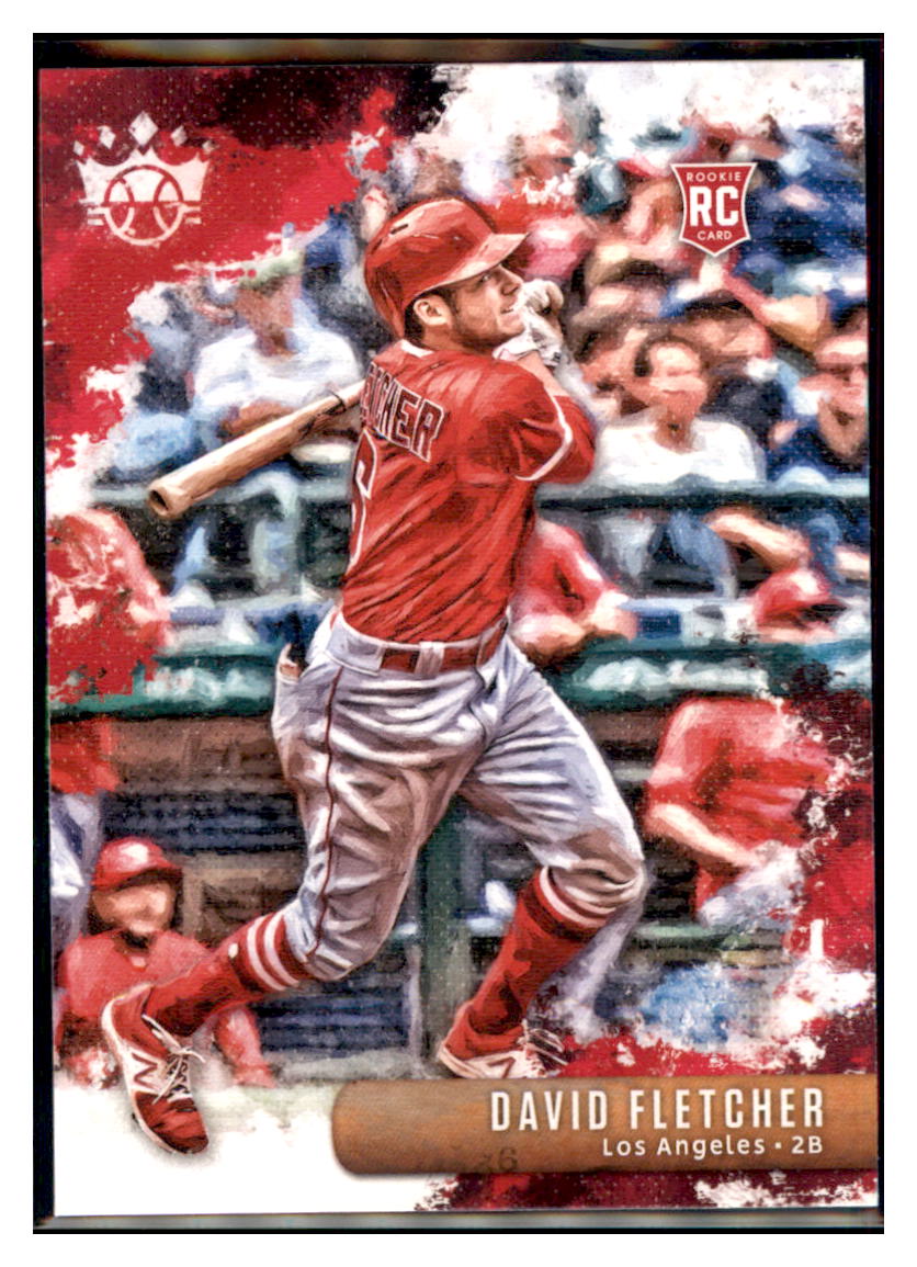 2019 Panini Diamond Kings David
Fletcher Los Angeles Angels #90
Baseball card M32P2 simple Xclusive Collectibles