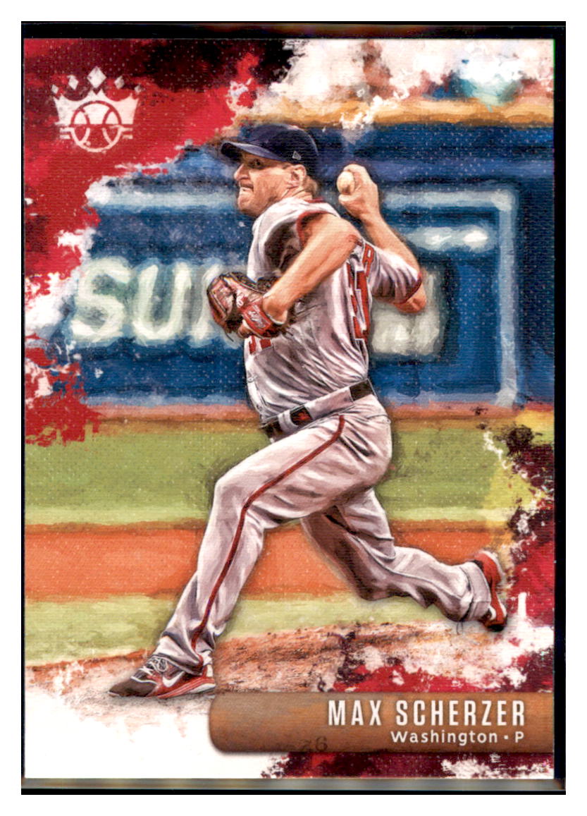 2019 Panini Diamond Kings Max
Scherzer Washington Nationals #42
Baseball card M32P2 simple Xclusive Collectibles