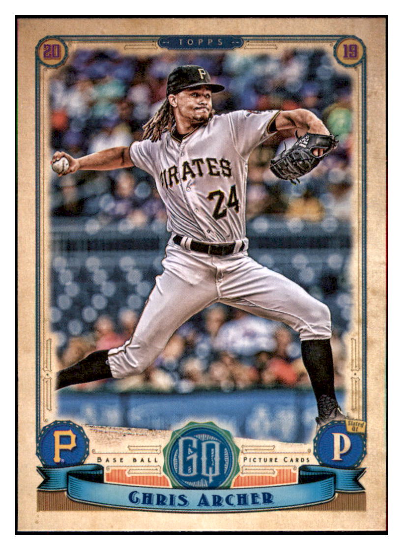 2019 Topps Gypsy Queen Chris Archer  Pittsburgh Pirates #215 Baseball card   M32P2 simple Xclusive Collectibles
