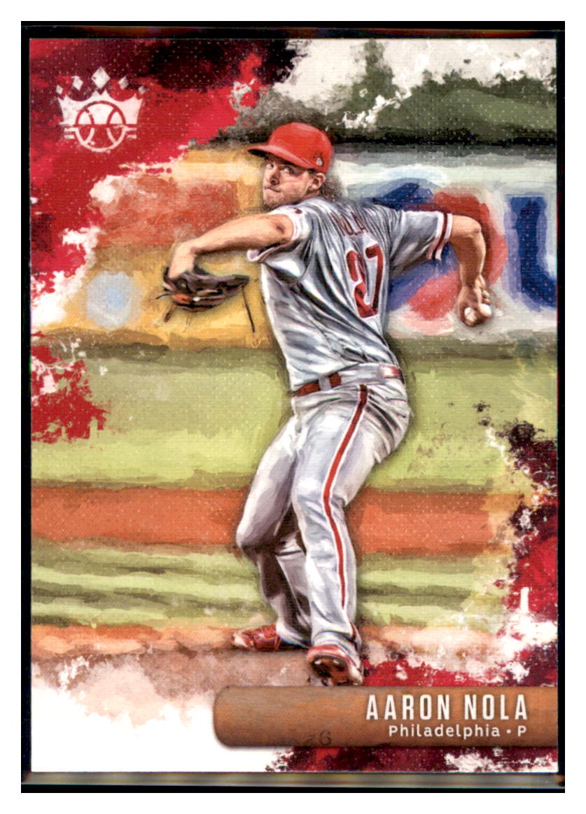 2019 Panini Diamond Kings Aaron Nola  Philadelphia Phillies #87 Baseball
  card   M32P2 simple Xclusive Collectibles   