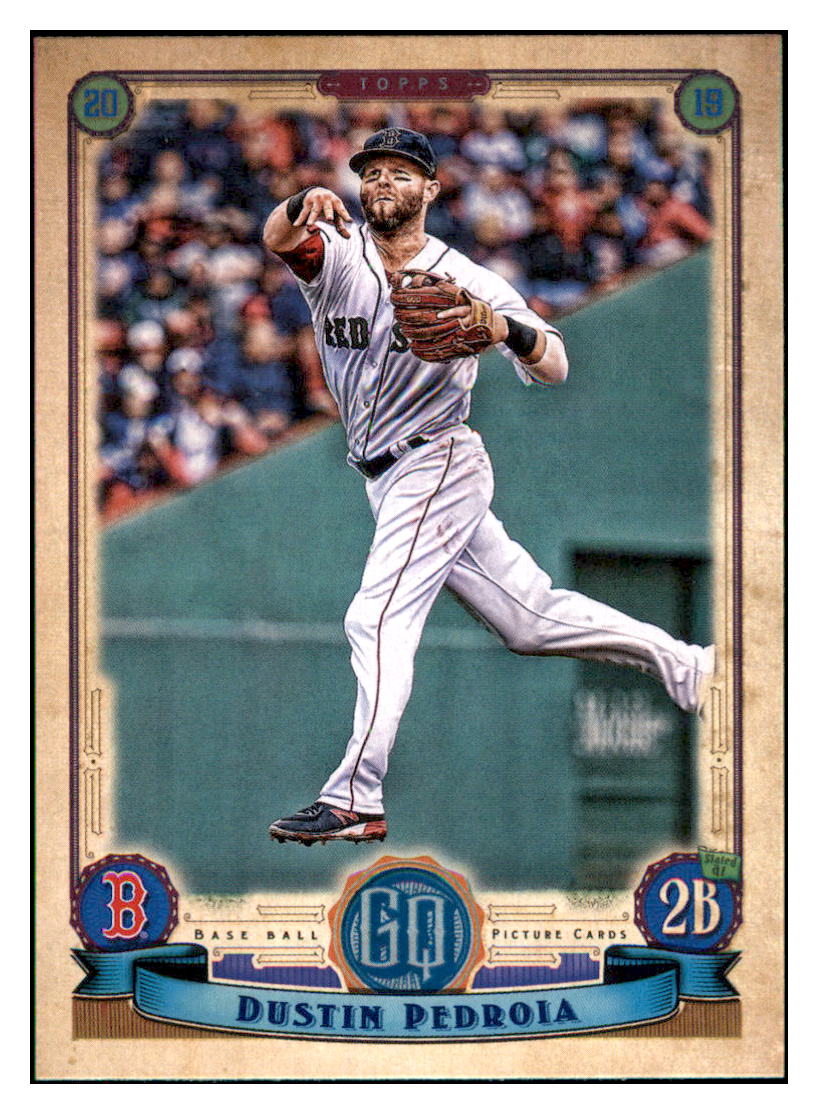 2019 Topps Gypsy Queen Dustin
Pedroia Boston Red Sox #75 Baseball
card M32P2 simple Xclusive Collectibles