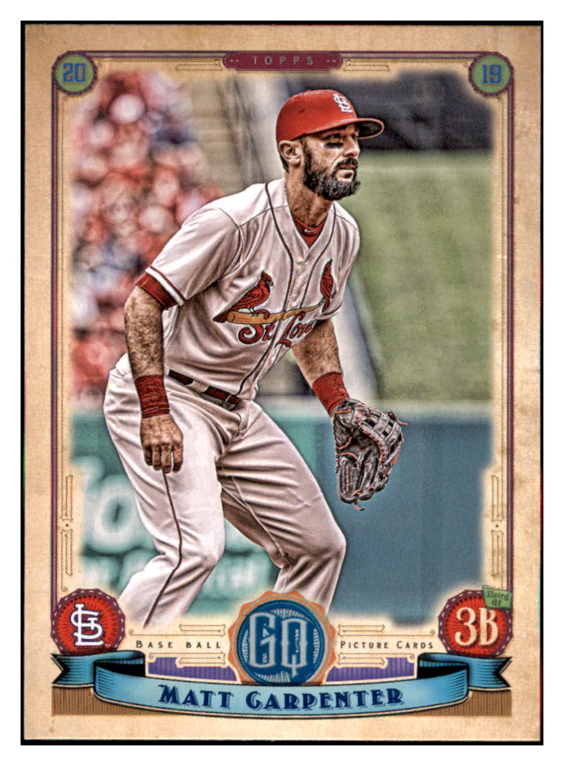 2019 Topps Gypsy Queen Matt
Carpenter St. Louis Cardinals #292
Baseball card M32P2 simple Xclusive Collectibles
