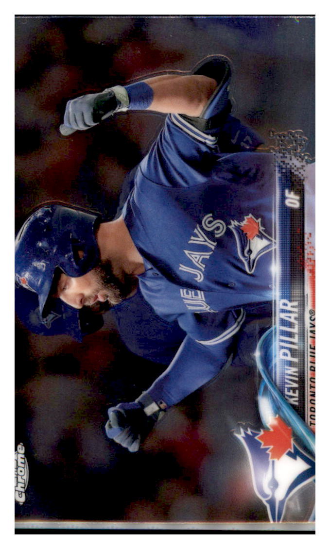 2018 Topps Chrome Kevin Pillar Toronto Blue Jays #11 Baseball card M32P3 simple Xclusive Collectibles