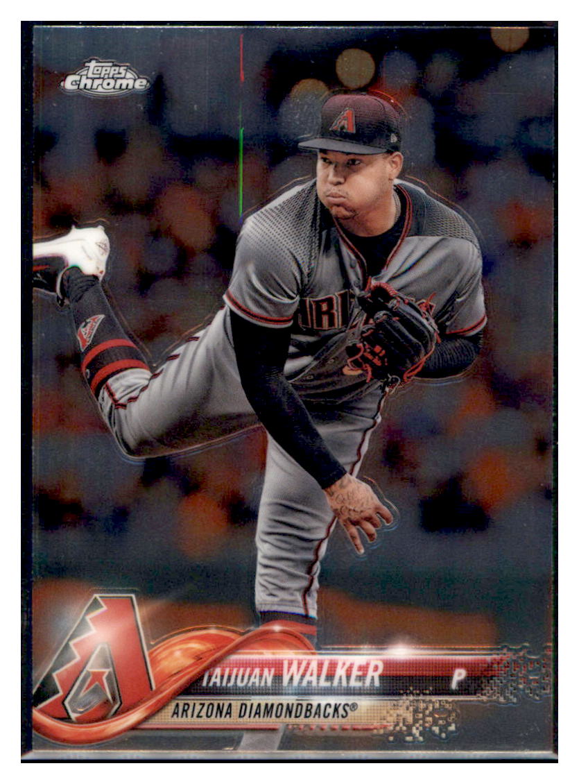 2018 Topps Chrome Taijuan Walker Arizona Diamondbacks #19 Baseball card M32P3 simple Xclusive Collectibles
