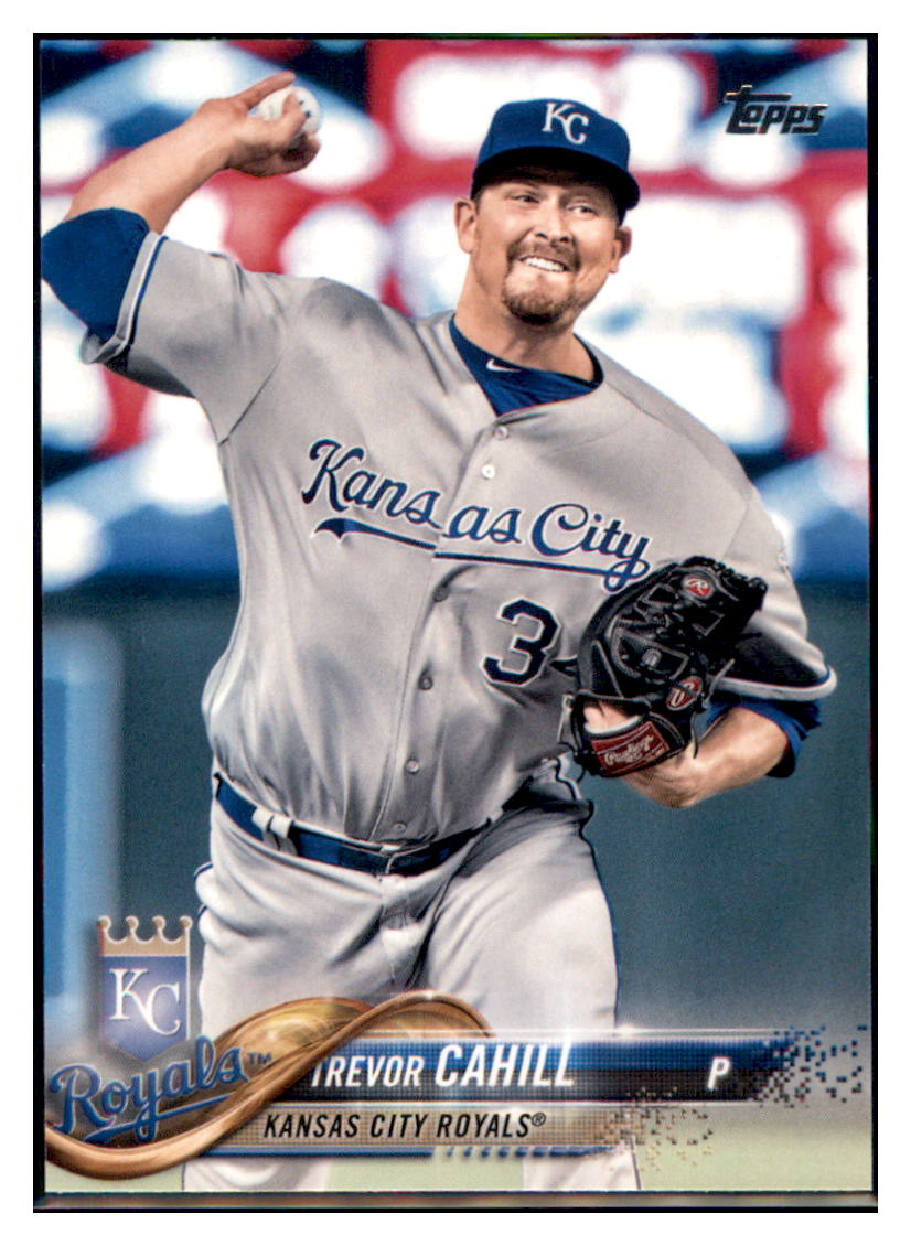 2018 Topps Chrome Trevor Cahill  Kansas City Royals #445
  Baseball card   M32P3 simple Xclusive Collectibles