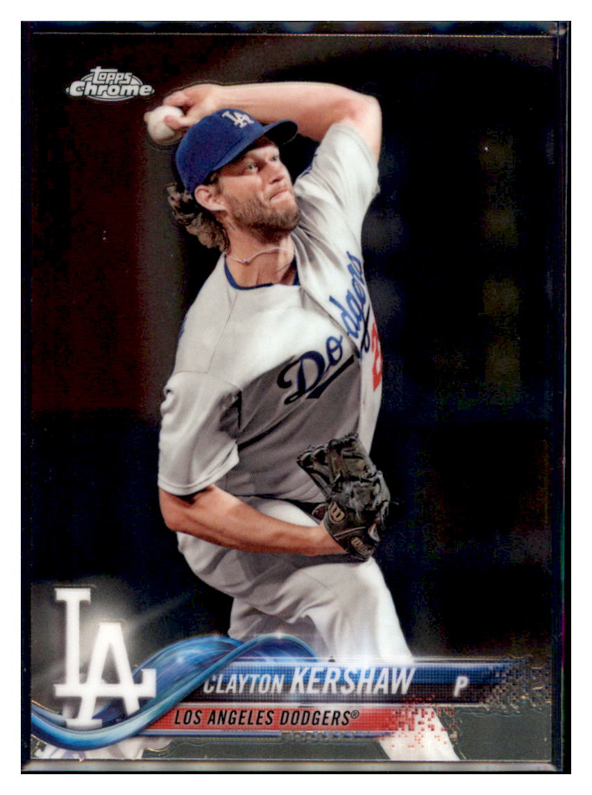 2018 Topps Chrome Clayton Kershaw