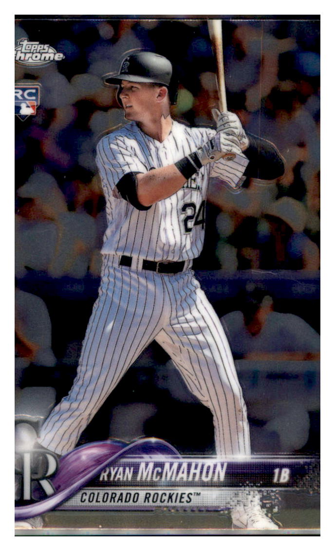 2018 Topps Chrome Ryan McMahon Colorado Rockies #21 Baseball card M32P3 simple Xclusive Collectibles