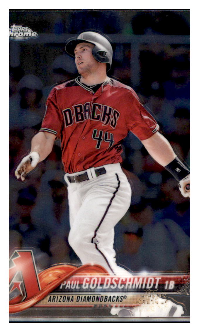 2018 Topps Chrome Paul Goldschmidt Arizona Diamondbacks #37 Baseball card M32P3_1b simple Xclusive Collectibles