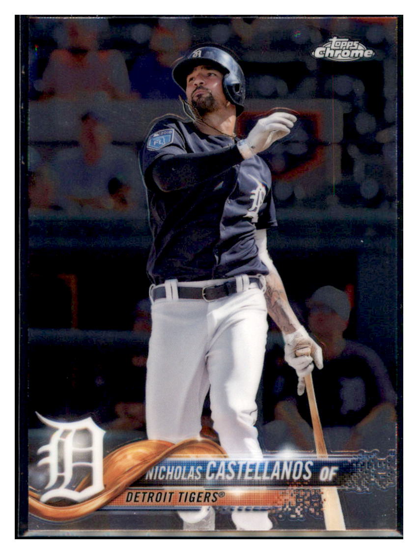 2018 Topps Chrome Nicholas
Castellanos Detroit Tigers #104
Baseball card M32P3_1c simple Xclusive Collectibles