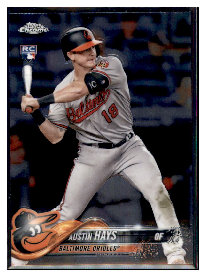 2018 Topps Chrome Austin Hays  Baltimore Orioles #87 Baseball card   M32P3 simple Xclusive Collectibles