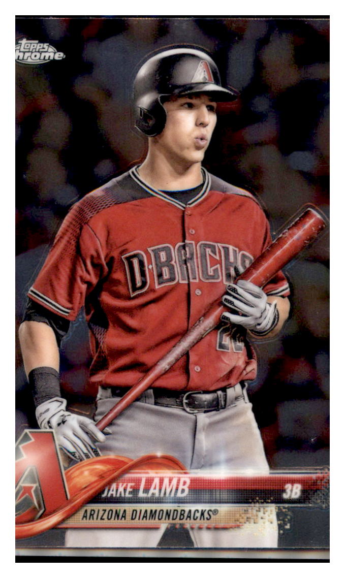 2018 Topps Chrome Jake Lamb  Arizona Diamondbacks #106 Baseball
  card   M32P3 simple Xclusive Collectibles